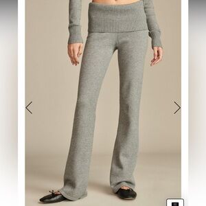 NWT Lucky Brand Fold Over Sweater Pant